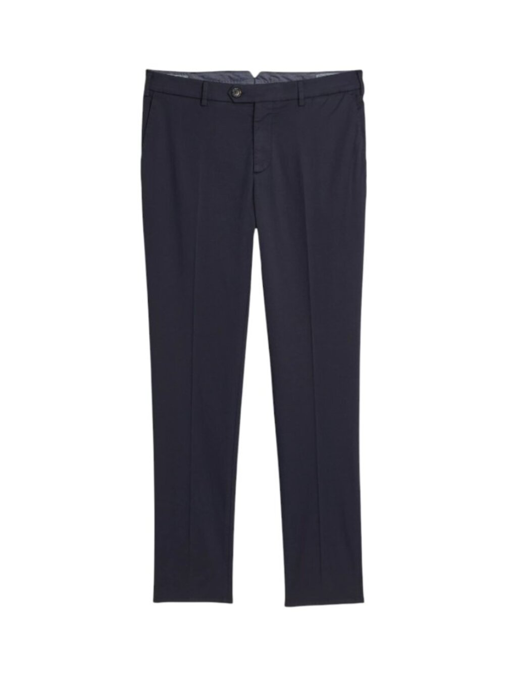 Brunello Cucinelli Italian Fit  Chino Trousers Pants Mens 50 34 Navy Blue Cotton